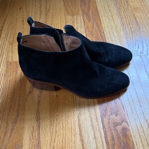 Faux suede J Crew booties